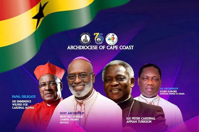 Diamond Jubilee of Cape Coast Archdiocese celebrated with Papal Special Envoy