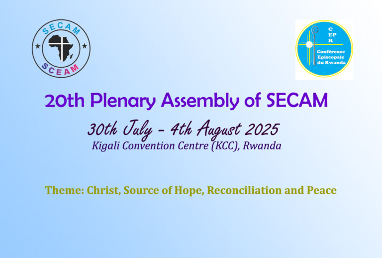 SECAM to hold its 20th Plenary Assembly in Kigali, Rwanda