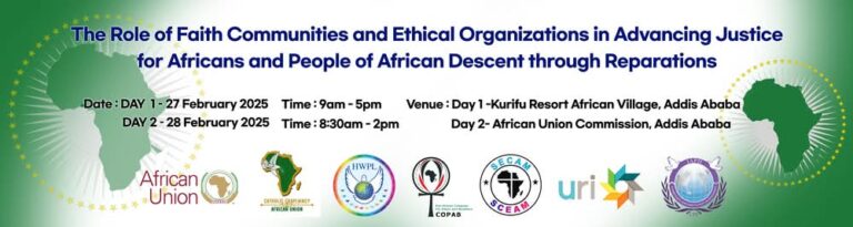 Faith and Ethical Communities Unite to Champion Reparative Justice for Africans and People of African Descent