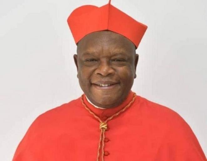 H. Em Fridolin Cardinal Ambongo Besungu, QFM Cap Archbishop of Kinshasa
