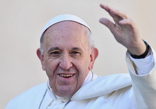 joy message from pope ahead of egypt tour